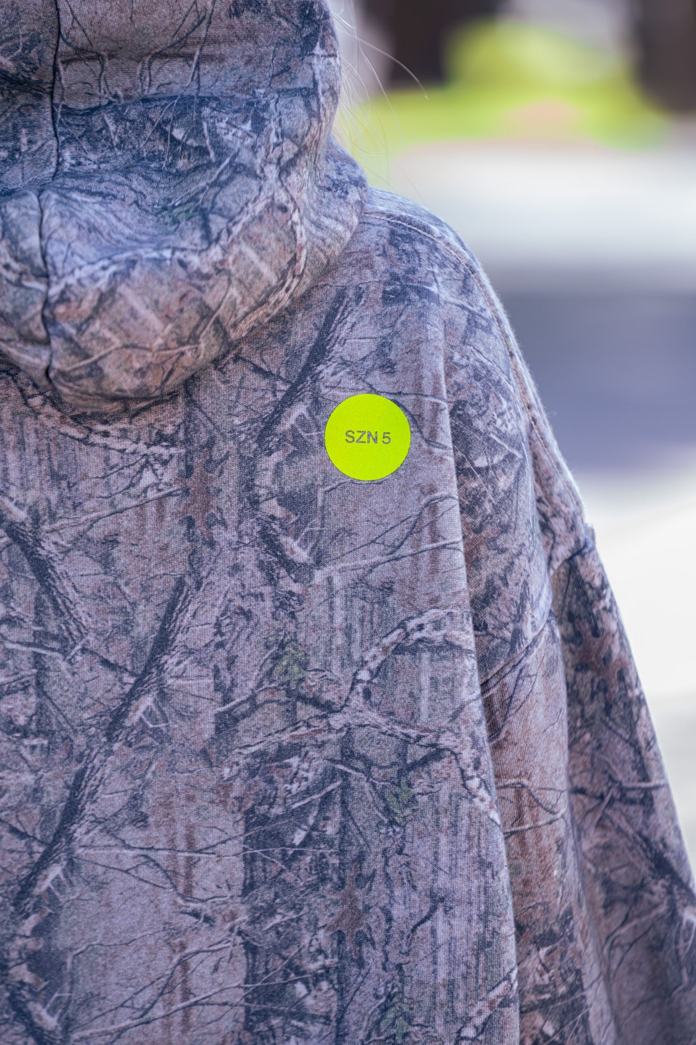 Stitched Camo Hoodie