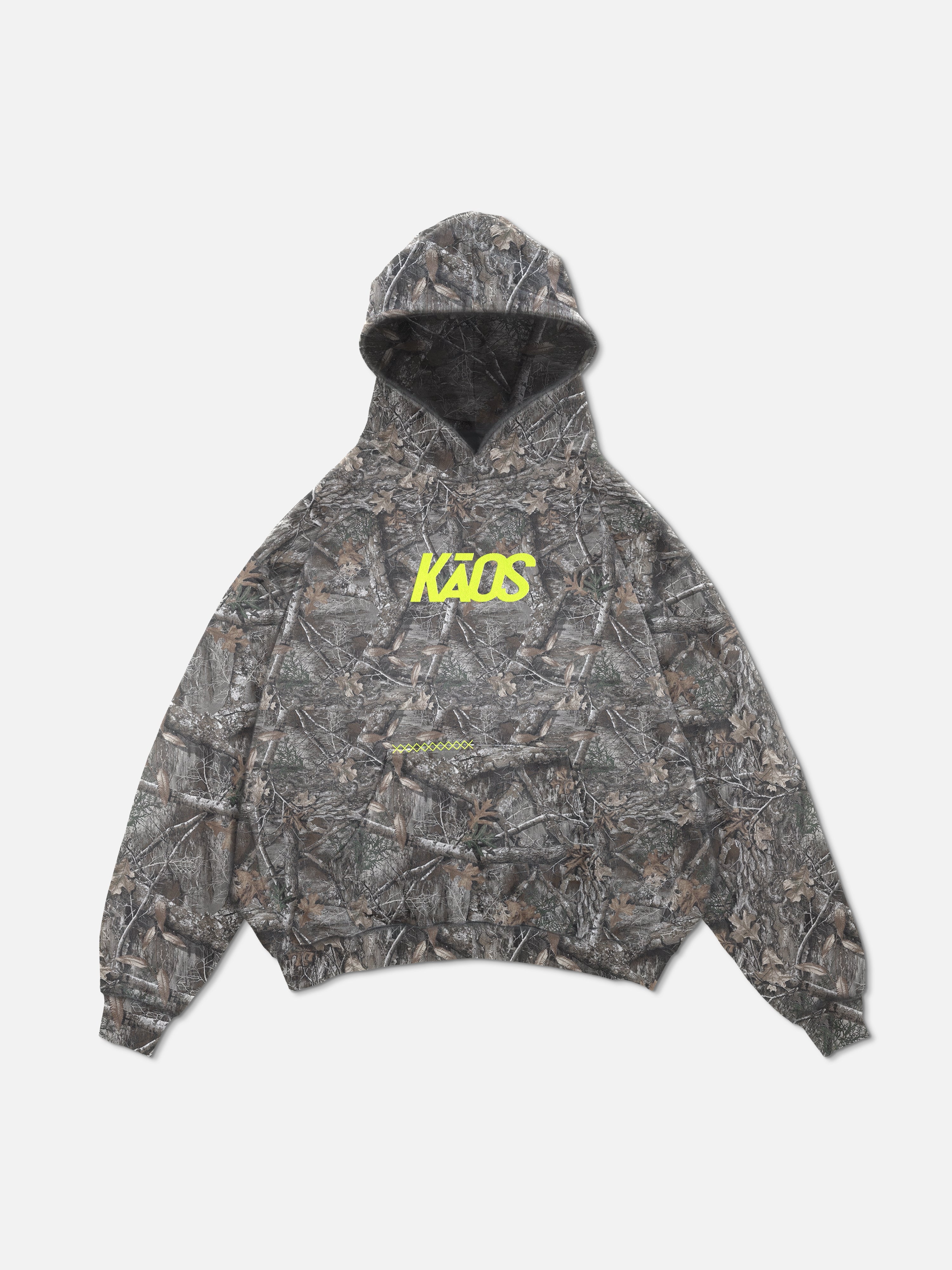 Stitched Camo Hoodie