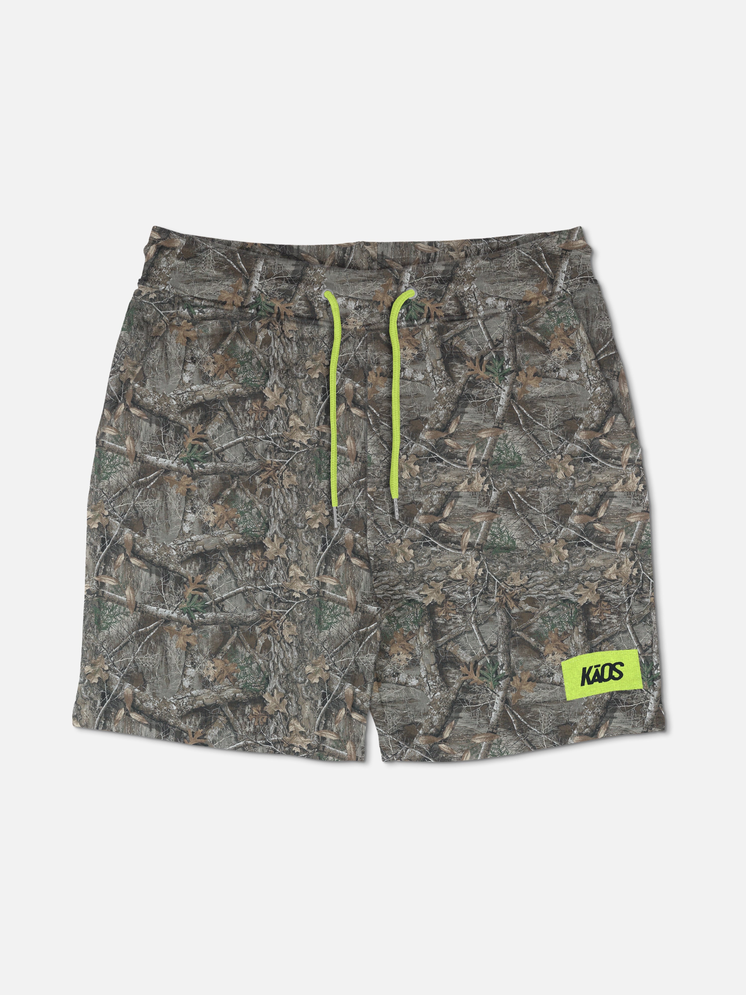 Stitched Camo Shorts